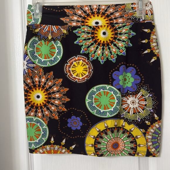 Always black patterned multicolor skirt one size - Picture 4 of 5